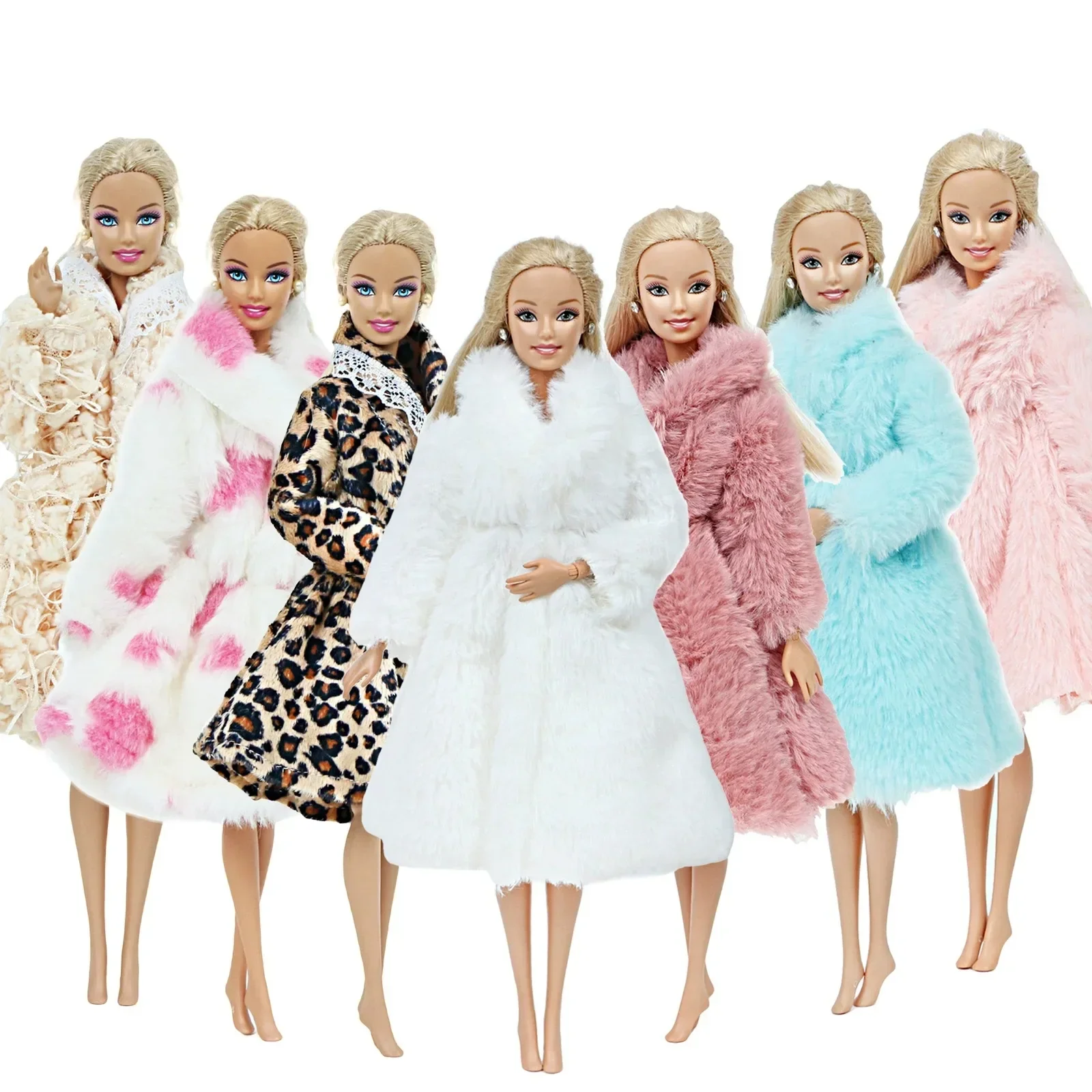 Multicolor 1 Set Long Sleeve Soft Fur Coat Tops Dress Winter Warm Casual Wear Accessories Clothes for Barbie Doll Kids Toy
Multicolor 1 Set Long Sleeve Soft Fur Coat Tops Dress Winter Warm Casual Wear Accessories Clothes for Barbie Doll Kids Toy