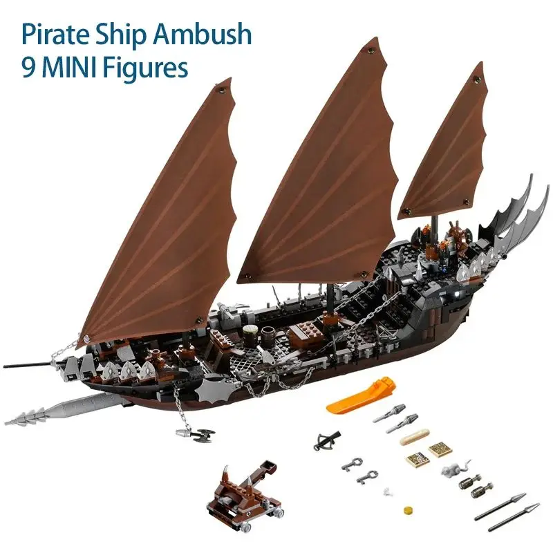 Assembly Pirate Ship Ambush Building Blocks Bricks Boat Kids DIY Educational Toy Christmas Birthday Gifts Compatible 79008 16018
Assembly Pirate Ship Ambush Building Blocks Bricks Boat Kids DIY Educational Toy Christmas Birthday Gifts Compatible 79008 16018