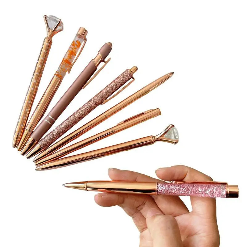 Rose Gold Pens For Women 8 Pieces Fancy Pens Rose Gold Pens Smooth Writing For Home Bridal Shower Or Planner Accessories
Rose Gold Pens For Women 8 Pieces Fancy Pens Rose Gold Pens Smooth Writing For Home Bridal Shower Or Planner Accessories