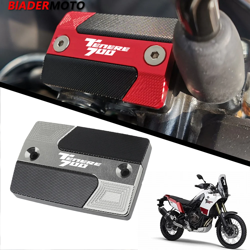 

For Yamaha Tenere700 Tenere 700 2019 2020 2021 Motorcycle Accessories Front brake Fluid Cylinder Master Reservoir Cover Caps CNC