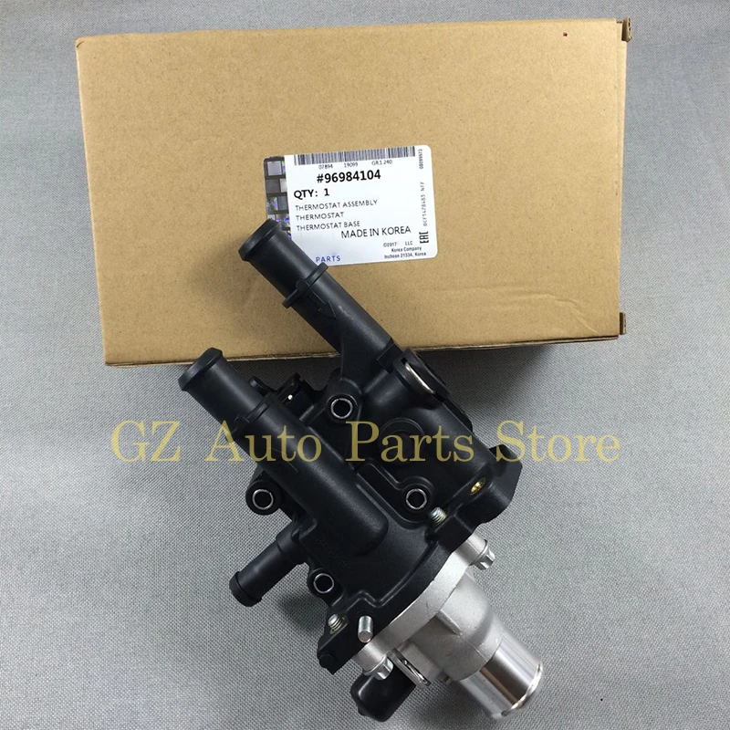 Original Thermostat Assembly For Chevrolet Aveo Cruze Trax Sonic 1.6L 1.8L Orlando Pontiac Opel Astra Signum Zafira 96984104
Original Thermostat Assembly For Chevrolet Aveo Cruze Trax Sonic 1.6L 1.8L Orlando Pontiac Opel Astra Signum Zafira 96984104