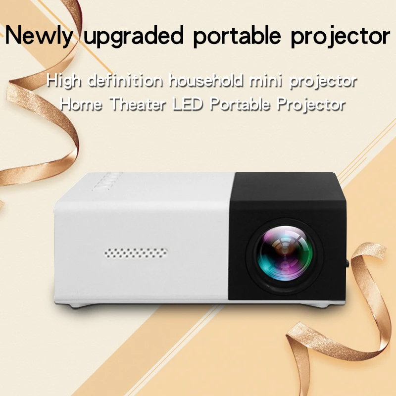 

Проектор YG300 может быть подключен к фотооборудованию, компьютеру, USB, HDMI, 320P, поддерживает воспроизведение видео 1080P и имеет встроенное аудио