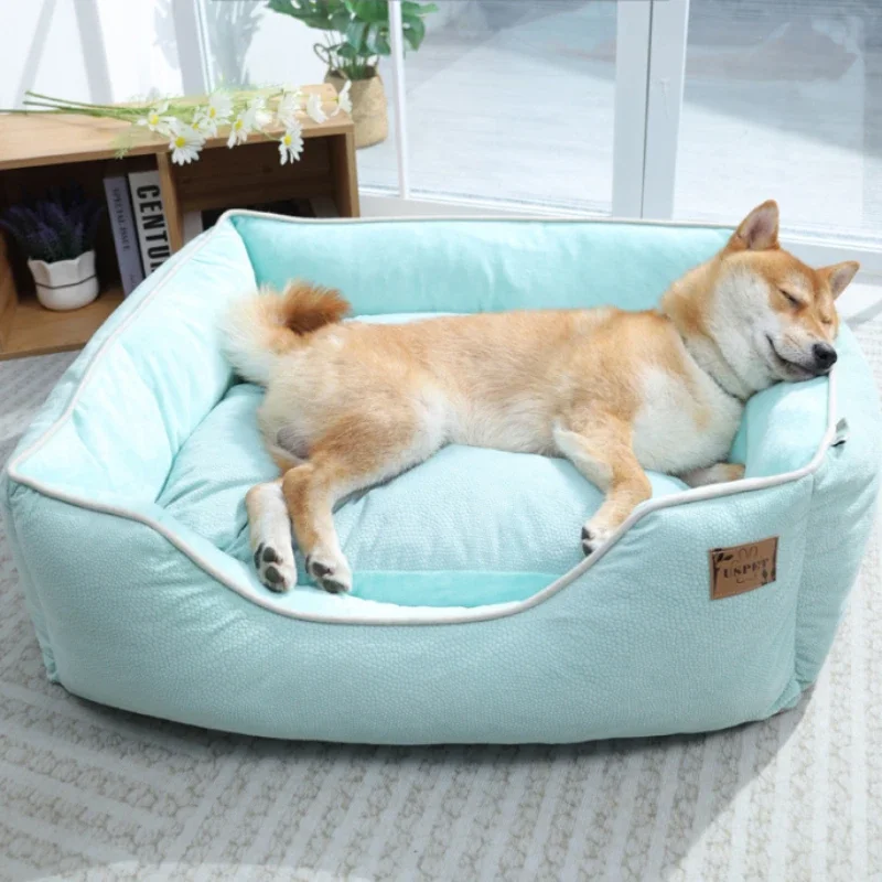 

Pet Large Dog Bed Warm House Candy-colored Square Nest Pet Kennel For Small Medium Large Dogs Cat Puppy Plus Size Dog Baskets