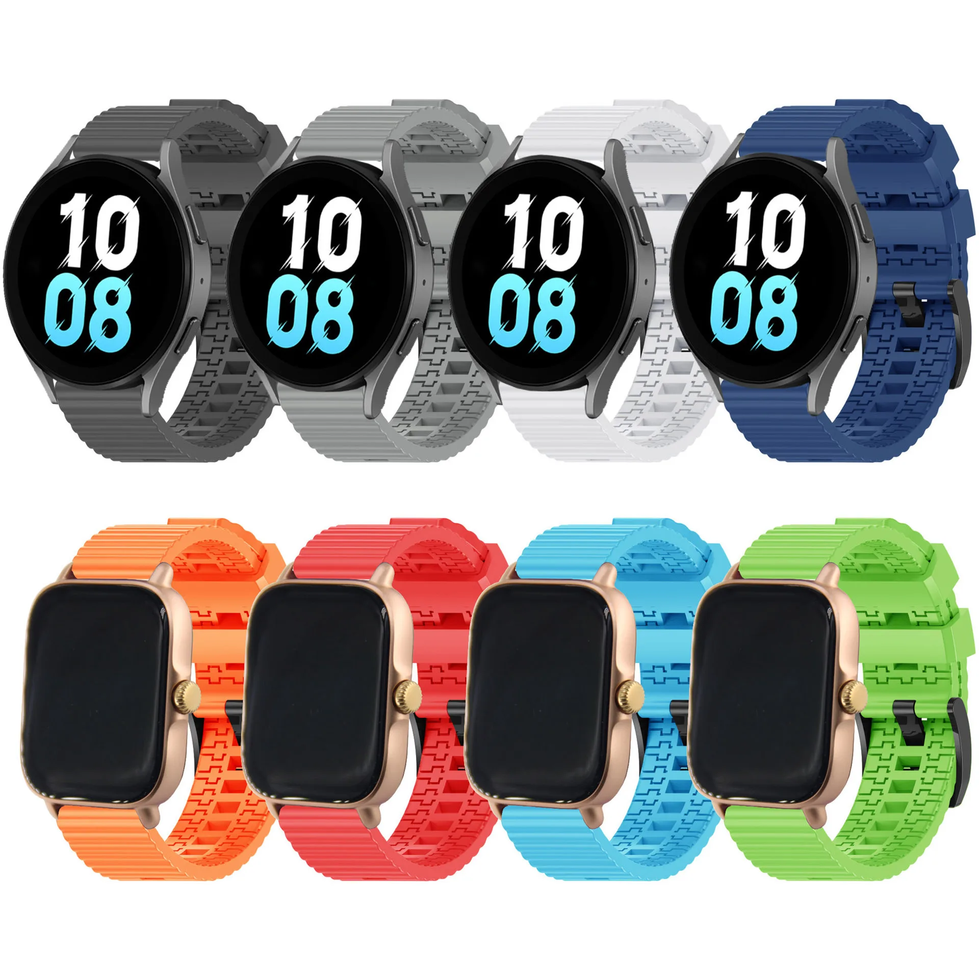 

20mm 22mm Strap For Amazfit GTS/2/2e/GTS2 Mini/GTR 42mm/47mm/GTR2/2e/stratos 2/3 Bracelet Silicone Watch Band Amazfit Bip S Belt