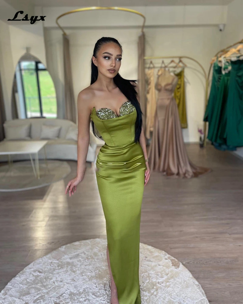 LSYX Sparkly Crystals Evening Dresses Formal Party Dresses Sweetheart Long Mermaid Evening Gowns Vestidos De Noche Prom Gowns
LSYX Sparkly Crystals Evening Dresses Formal Party Dresses Sweetheart Long Mermaid Evening Gowns Vestidos De Noche Prom Gowns