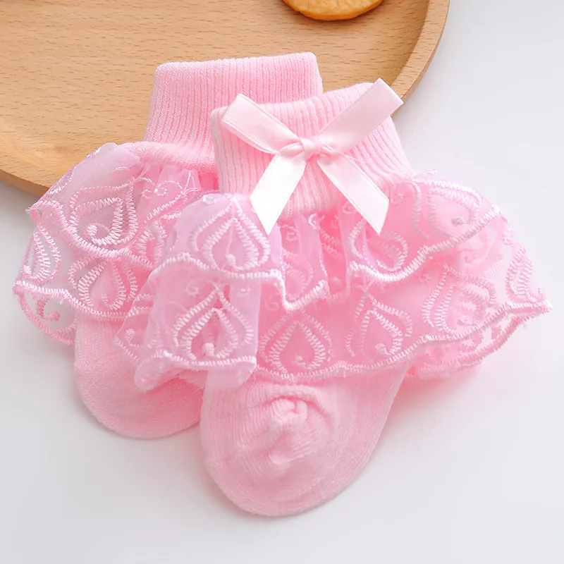 Double Layer Lace Princess Ruffle Socks for Baby Girl - Summer Thin Soft Newborn Frilly Short Sock for Toddler Girl
Double Layer Lace Princess Ruffle Socks for Baby Girl - Summer Thin Soft Newborn Frilly Short Sock for Toddler Girl