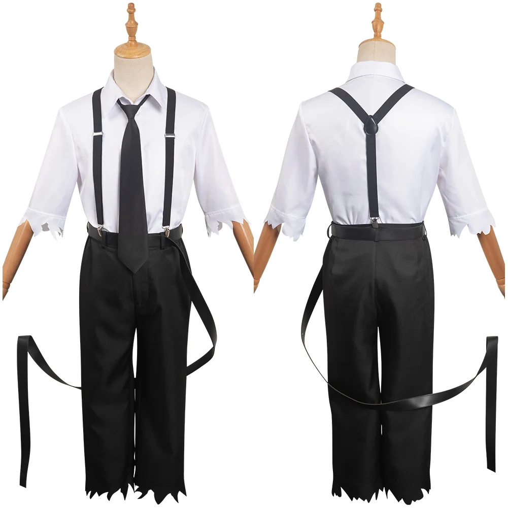 

Anime Bungo Stray Dogs Nakajima Atsushi Cosplay Costume Shirt Pants Outfit Adult Boys Men Halloween Carnival Party Disguise Suit