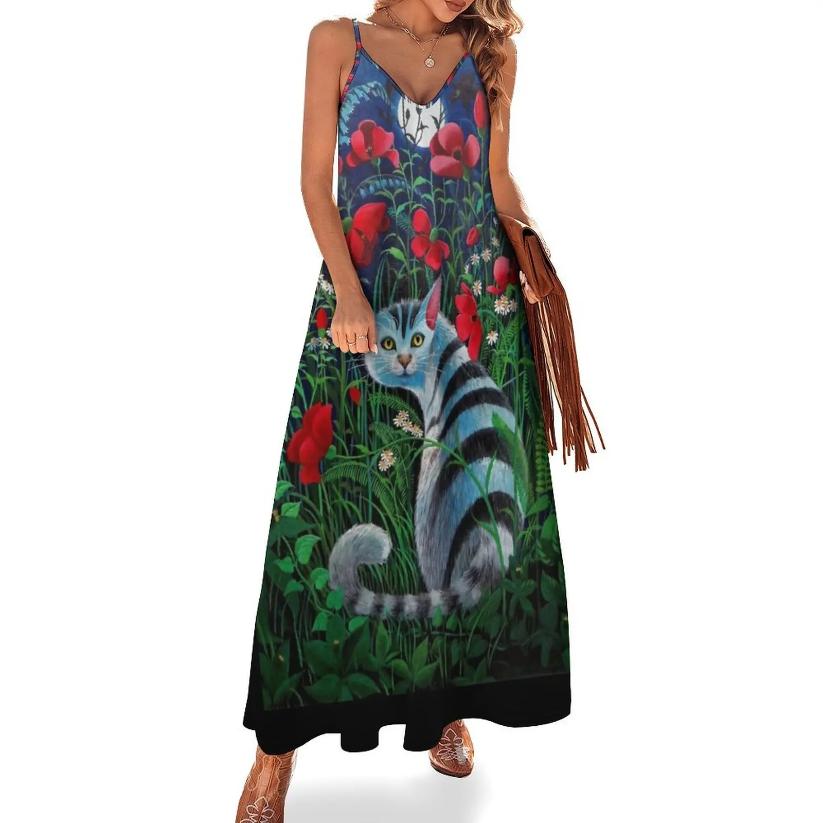 The Cat and the Moon Sleeveless Dress summer dress women 2024 cute dress elegant and pretty women's dresses
The Cat and the Moon Sleeveless Dress summer dress women 2024 cute dress elegant and pretty women's dresses
