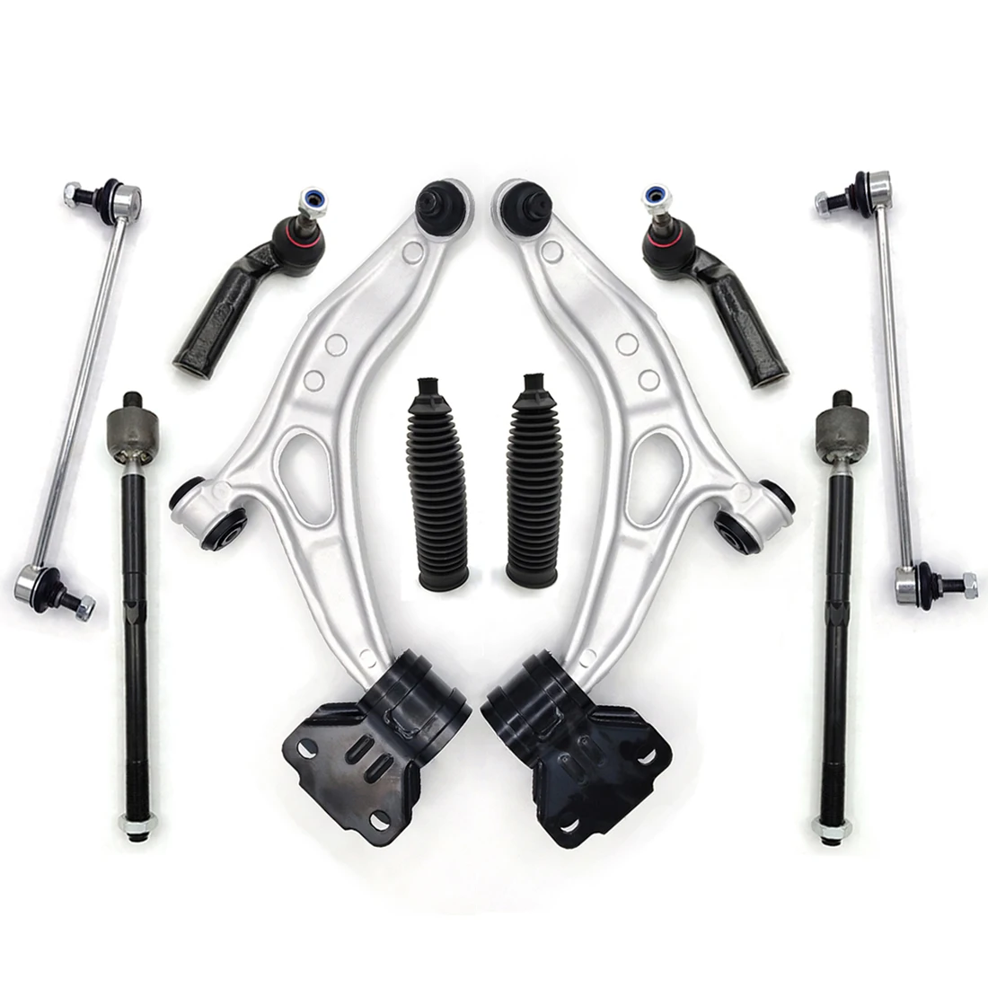 

AzbuStag 10Pcs Front Lower Lh Rh Control Arm Rod Boot Suspension Kit for FORD FOCUS C-MAX 2012 2013 2014 2015 2016