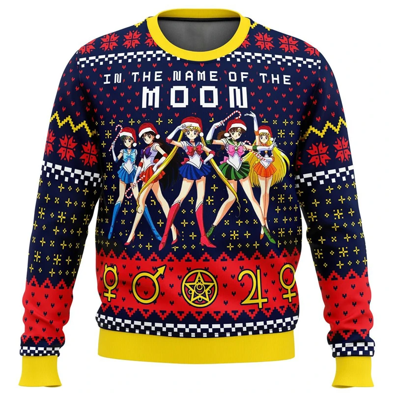 Spring Men Women Sweater Anime Sailor Moon 3D Printed Sweatshirt Fashion Cute Girly Anime Harajuku Long Sleeves Sweatshirts Top
Spring Men Women Sweater Anime Sailor Moon 3D Printed Sweatshirt Fashion Cute Girly Anime Harajuku Long Sleeves Sweatshirts Top