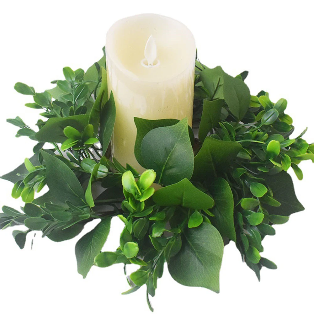 Artificial Eucalyptus Candle Wreaths Lightweight Candle Ring For Farmhouse Wedding Table Party Home Decor
Artificial Eucalyptus Candle Wreaths Lightweight Candle Ring For Farmhouse Wedding Table Party Home Decor