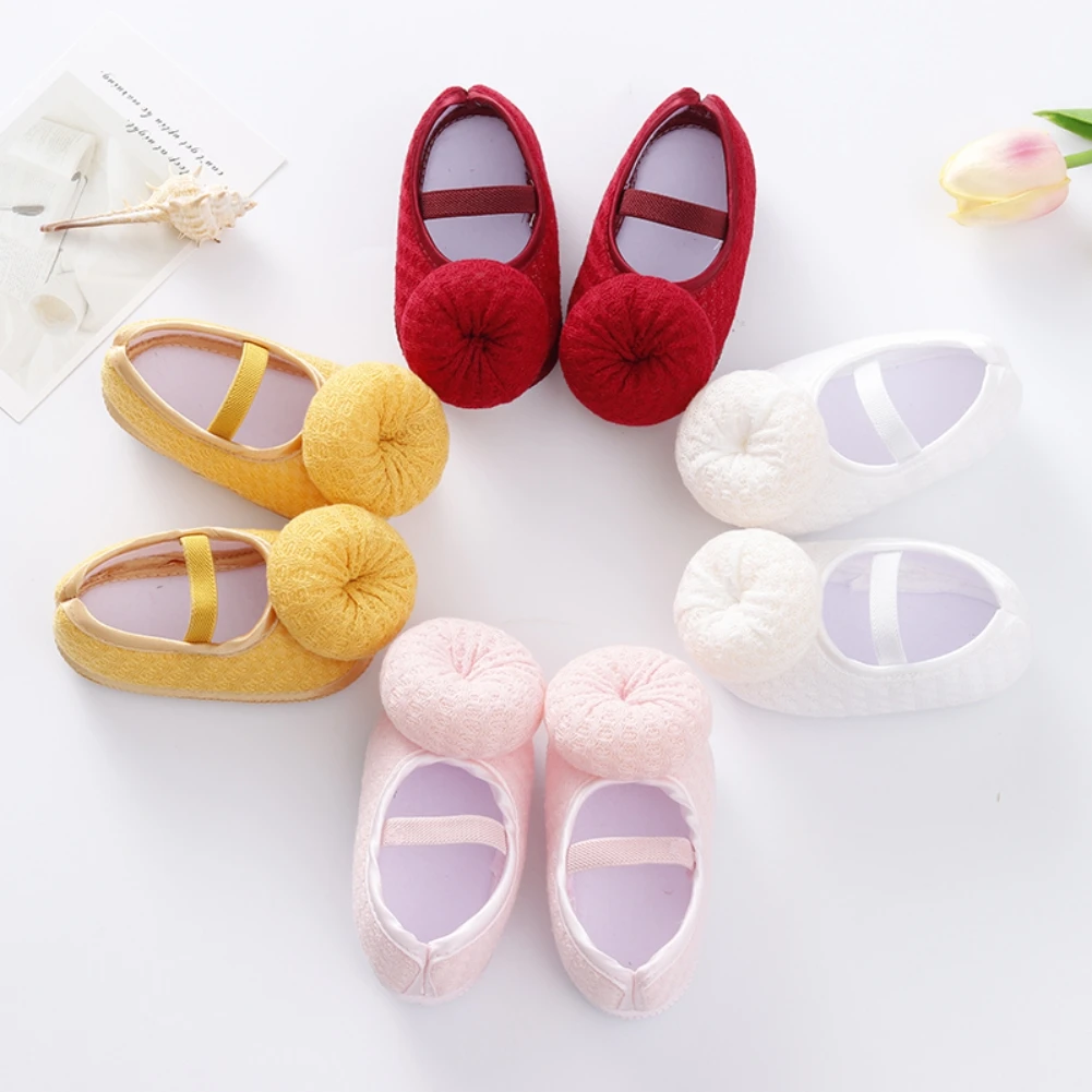 

0-12M Baby Step Shoes Infant Girls Fashion Princess Shoes Fashion Hat Toddler Baby First Walkers Soft Sole Non-Slip Crib Shoes