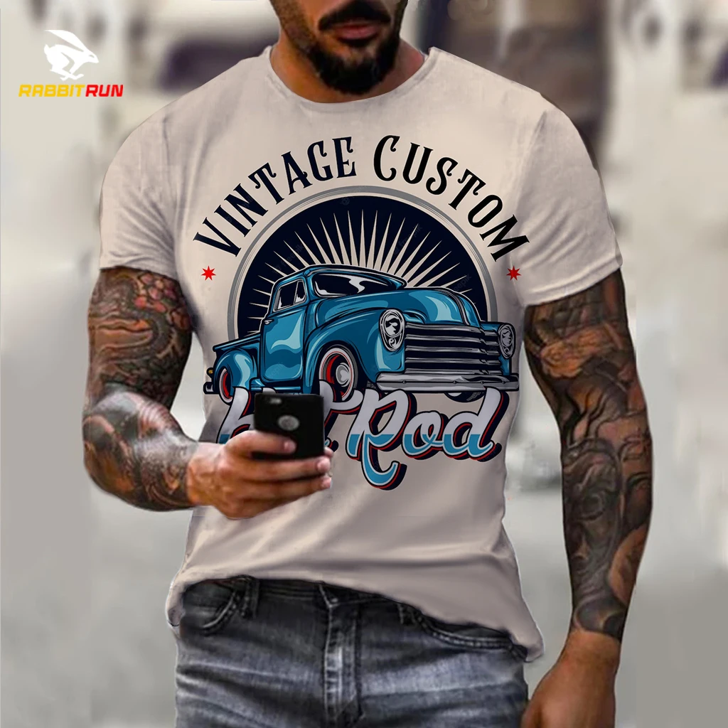 2023 Summer Men's T-shirts Retro Garage Tops 3D Printed Retro Car Tee O Neck Oversized T-shirt Short Sleeve Funny Streetwear
2023 Summer Men's T-shirts Retro Garage Tops 3D Printed Retro Car Tee O Neck Oversized T-shirt Short Sleeve Funny Streetwear