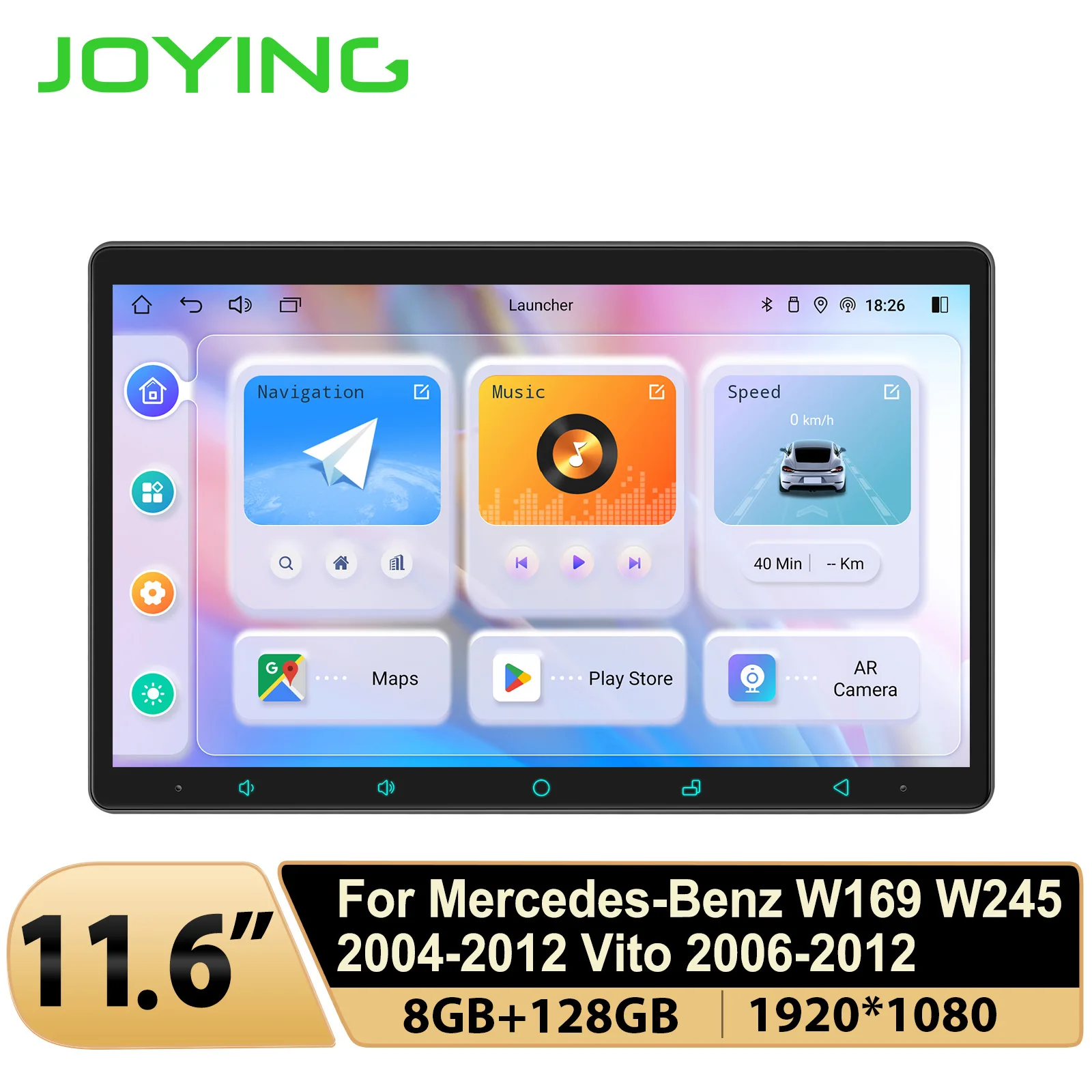 JOYING 11.6" Android 12 Car Radio Stereo Audio Carplay For Mercedes Benz B200 Sprinter W906 W245 W169 Viano Vito W639 2004-2012
JOYING 11.6" Android 12 Car Radio Stereo Audio Carplay For Mercedes Benz B200 Sprinter W906 W245 W169 Viano Vito W639 2004-2012
