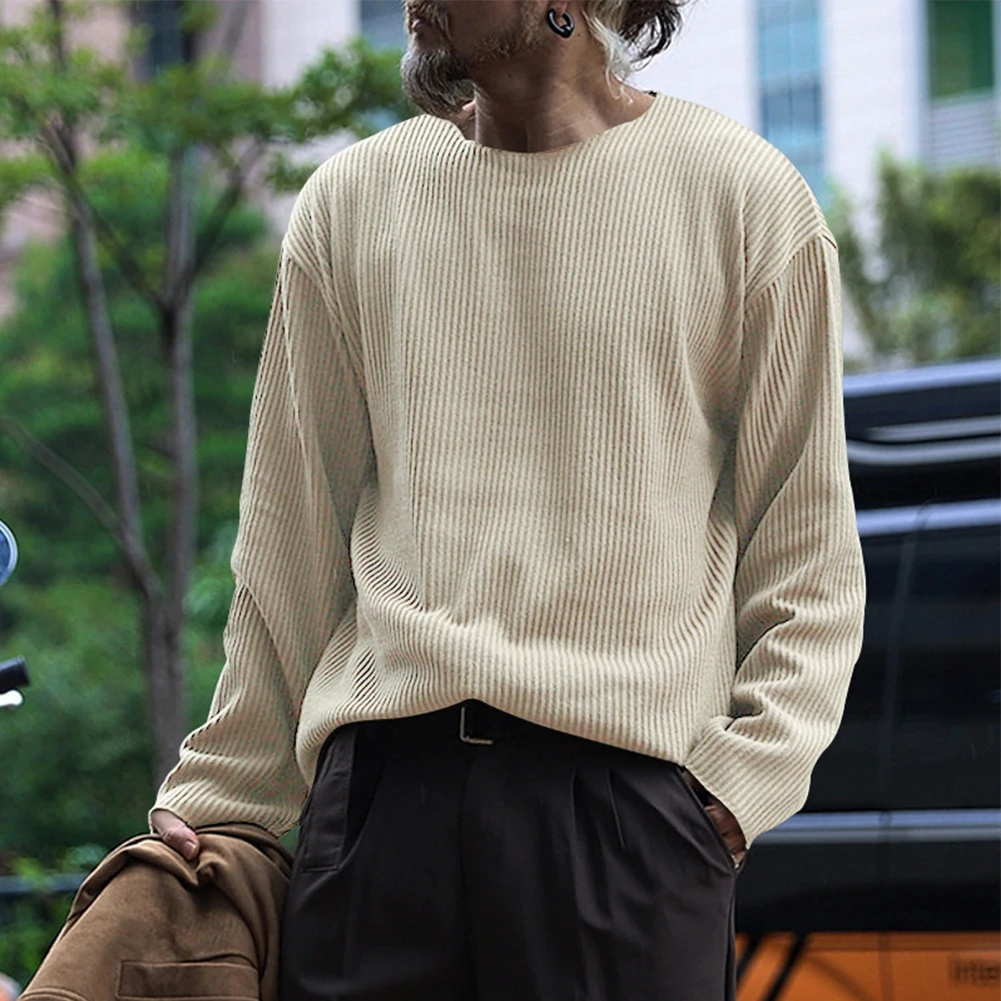 New Mens Winter Warm Long Sleeved Knitted Pullover Jumper Tops Slim Fit Sweater Sweatshirts Bottom Simple Solid Men's Shirts
New Mens Winter Warm Long Sleeved Knitted Pullover Jumper Tops Slim Fit Sweater Sweatshirts Bottom Simple Solid Men's Shirts