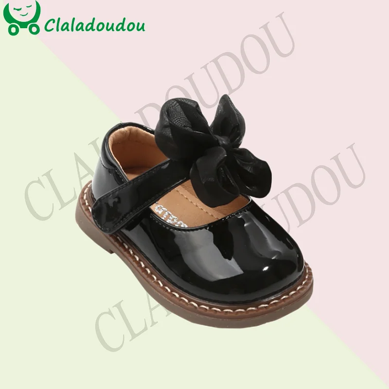 Brand Bright Patent Leather Flats Shoes For Toddler Girls With Lace Bowtie Solid Black Beige Soft Dress Shoe For Little Princess
Brand Bright Patent Leather Flats Shoes For Toddler Girls With Lace Bowtie Solid Black Beige Soft Dress Shoe For Little Princess