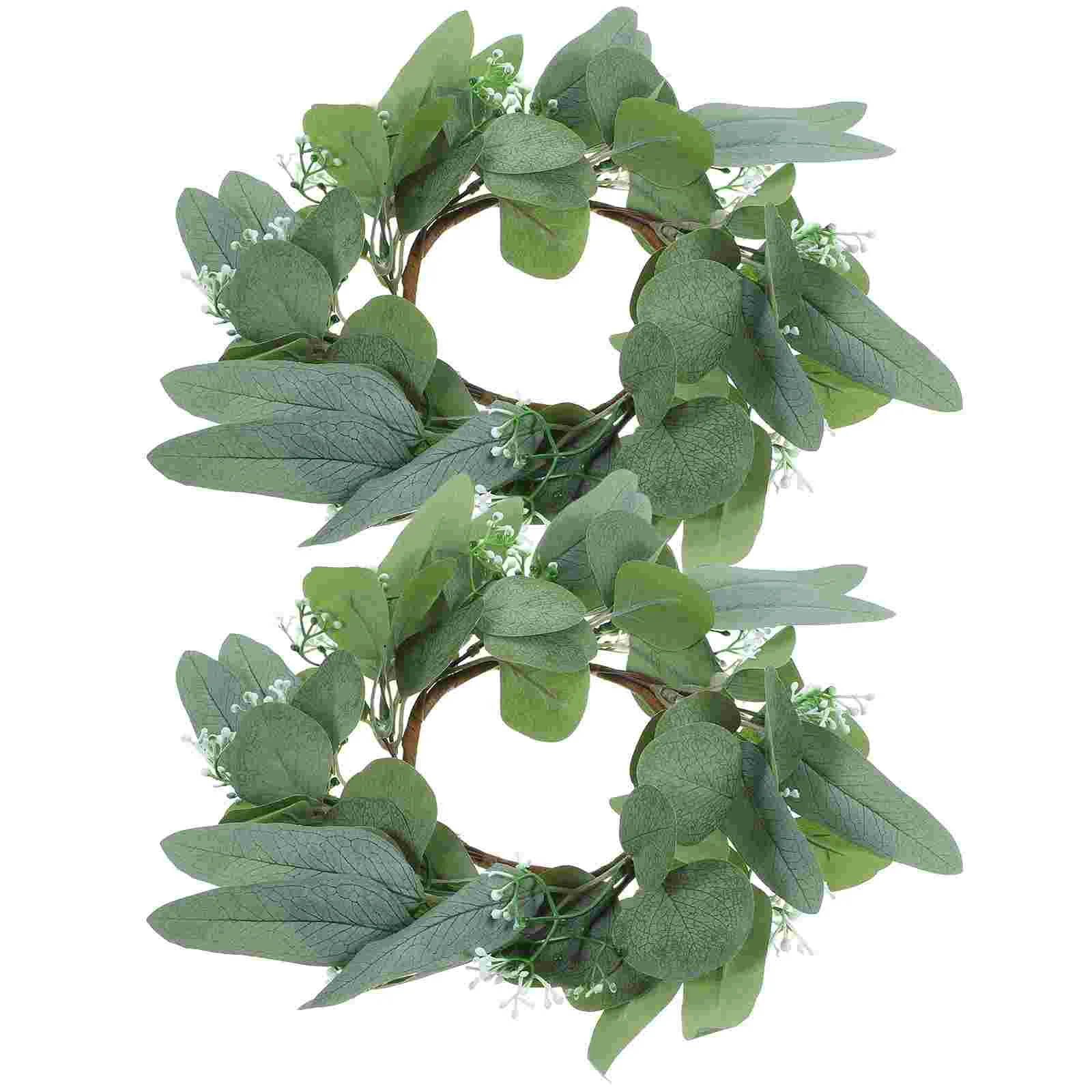 2 Pcs Garland Simulated Ring Eucalyptus Rings For Pillars Table Wreath Small Wreaths Decorative
2 Pcs Garland Simulated Ring Eucalyptus Rings For Pillars Table Wreath Small Wreaths Decorative