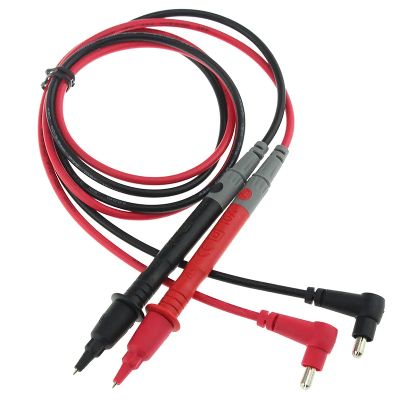 1 Pair Universal Probe Test Leads Pin 1000V 10A Digital Multimeter Needle Tip Multi Meter Tester Lead Probe Wire Pen Cable
1 Pair Universal Probe Test Leads Pin 1000V 10A Digital Multimeter Needle Tip Multi Meter Tester Lead Probe Wire Pen Cable