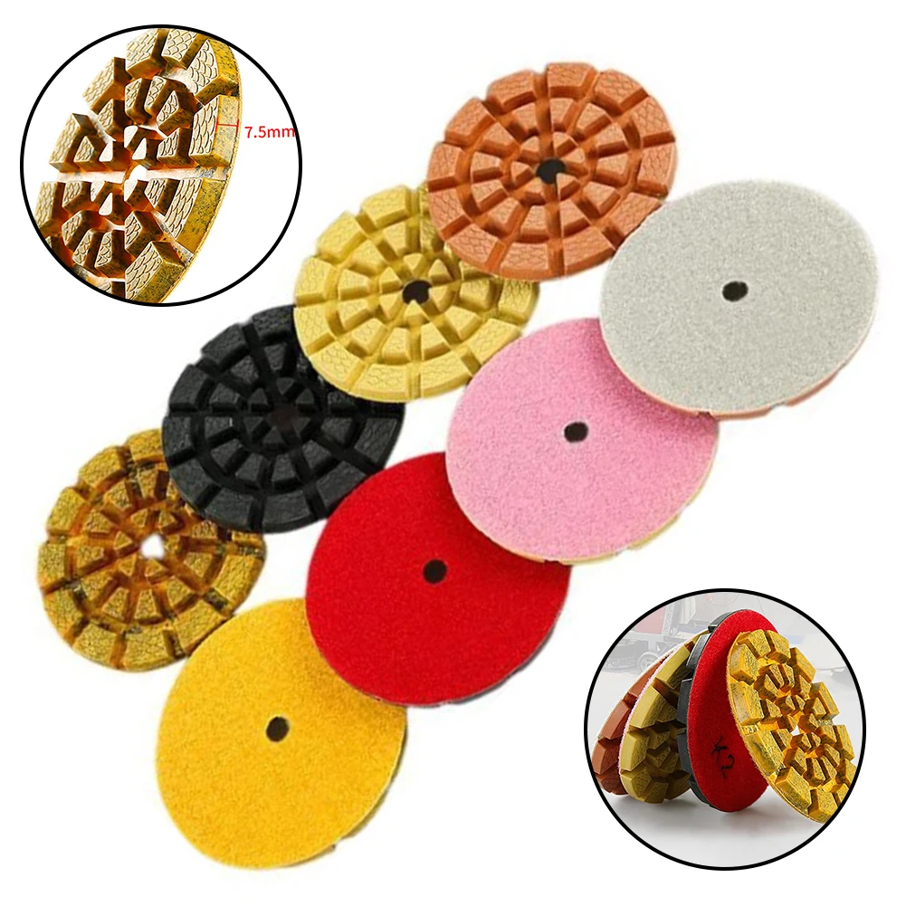 1pc 4Inch 100mm 4 Step Dry Diamond Polishing Pads For Granite Stone Concrete Marble Polishing Grinding Discs Abrasive Tool
1pc 4Inch 100mm 4 Step Dry Diamond Polishing Pads For Granite Stone Concrete Marble Polishing Grinding Discs Abrasive Tool