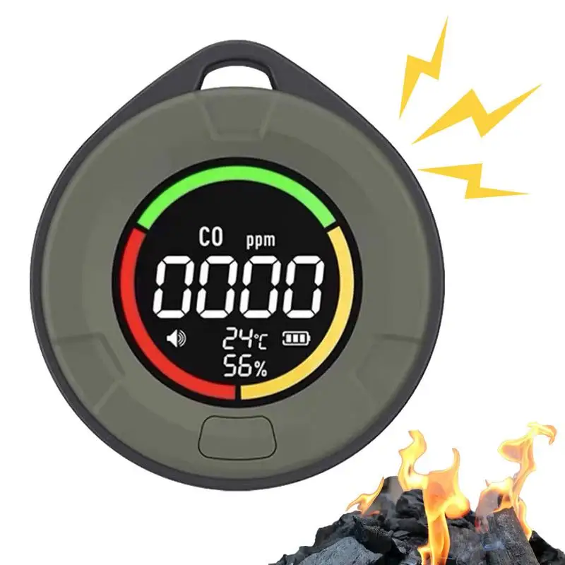 Smart Carbon Monoxide Detector Fire Alarm Temperature Humidity Monitor LED Digital Display CO Sensor 1000mAh Portable CO Alarm
Smart Carbon Monoxide Detector Fire Alarm Temperature Humidity Monitor LED Digital Display CO Sensor 1000mAh Portable CO Alarm