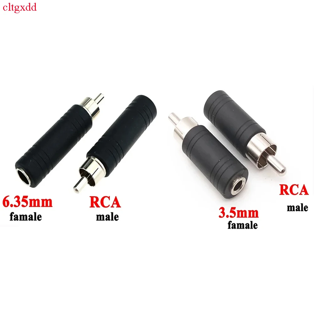 Cltgxdd 2-10piece RCA male plug to 6.35mm 3.5mm 3-pole stereo sound mother jack adapter 6.35 3.5 audio M/F connector black
Cltgxdd 2-10piece RCA male plug to 6.35mm 3.5mm 3-pole stereo sound mother jack adapter 6.35 3.5 audio M/F connector black