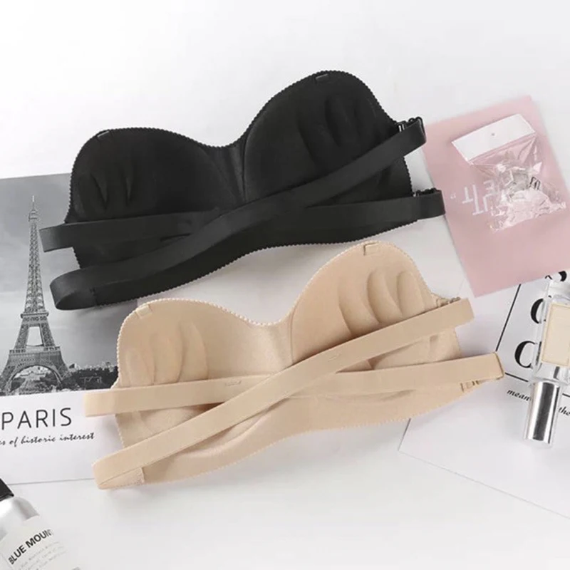 Soutien-Gorge Respirant Sans Couture pour Femme, Lingerie Solide Invisible 3