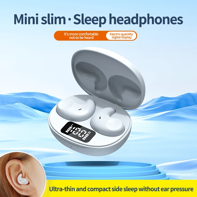 Original SM02 TWS Earbuds Sleep Headset BT V5.3 Bluetooth Wireless Stereo Sleeping Headphones With Mic For All Smartphone 2024
Original SM02 TWS Earbuds Sleep Headset BT V5.3 Bluetooth Wireless Stereo Sleeping Headphones With Mic For All Smartphone 2024