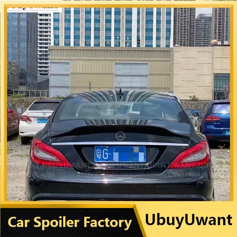 

FOR Mercedes Benz CLS Class W218 CLS 260 300 350 Carbon Fiber Car Rear Spoilers Trunk Tail Wing Lip Spoiler R Style 2011 - 2016