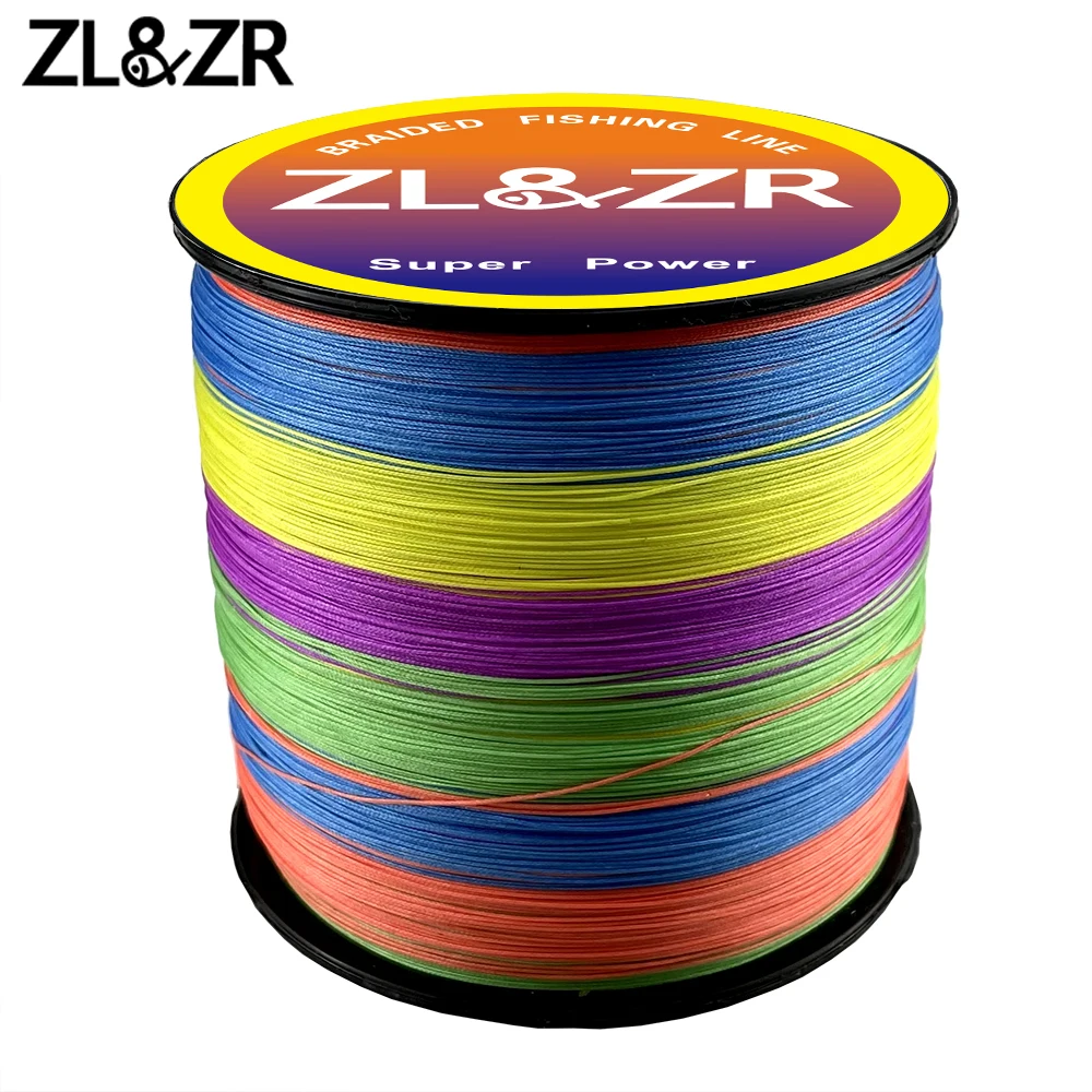 ZLZR 9 Strands 500M 1000M 4 Color PE Multifilame Lure Carp Braided Sea Fishing Line 20-100LB Fishing Wire Pesca
ZLZR 9 Strands 500M 1000M 4 Color PE Multifilame Lure Carp Braided Sea Fishing Line 20-100LB Fishing Wire Pesca
