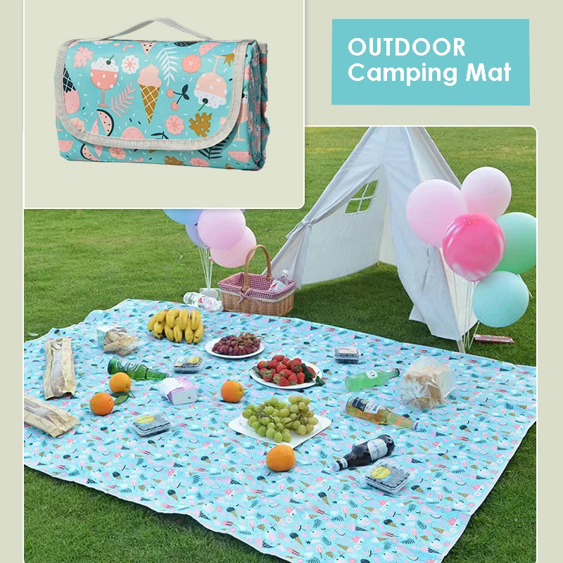 Outdoor Picnic Mat Thickened Waterproof Beach Blanket Camping Tent Grassland Mat Outdoor Camping Floor Mat Sleeping Pad
Outdoor Picnic Mat Thickened Waterproof Beach Blanket Camping Tent Grassland Mat Outdoor Camping Floor Mat Sleeping Pad