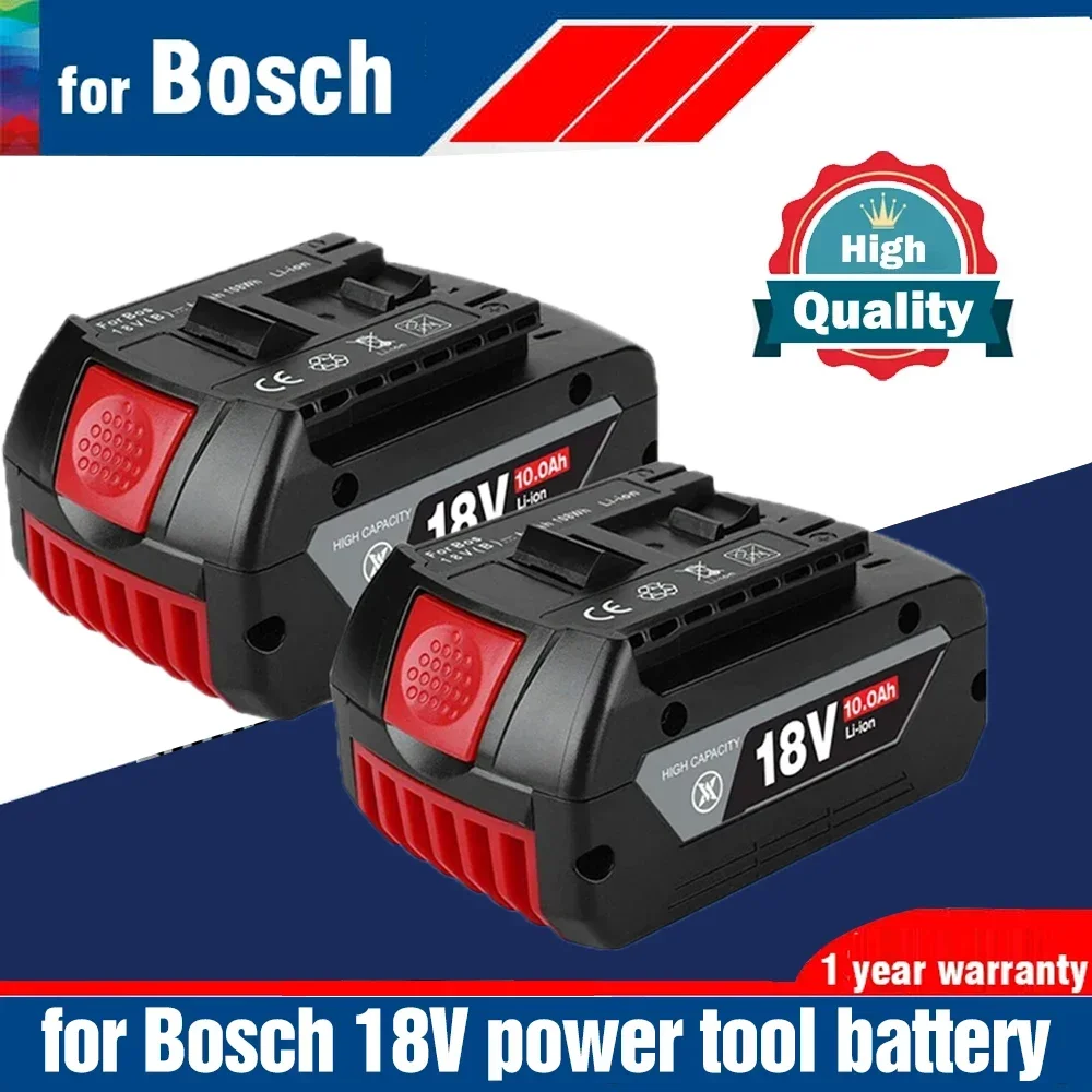 

Литий-ионная аккумуляторная батарея 18 в, 10 Ач для Bosch 18 в, резервный аккумулятор для электроинструмента, 10000 мАч, портативная сменная батарея для BOSCH 18 в, BAT609