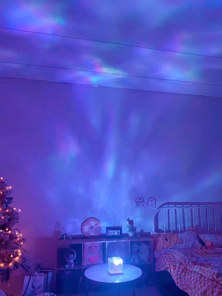E2 Crystal Lamp Water Ripple Projector Night Light Home Houses Bedroom Decor Aesthetic Atmosphere Holiday Best Gift Sunset Light
E2 Crystal Lamp Water Ripple Projector Night Light Home Houses Bedroom Decor Aesthetic Atmosphere Holiday Best Gift Sunset Light