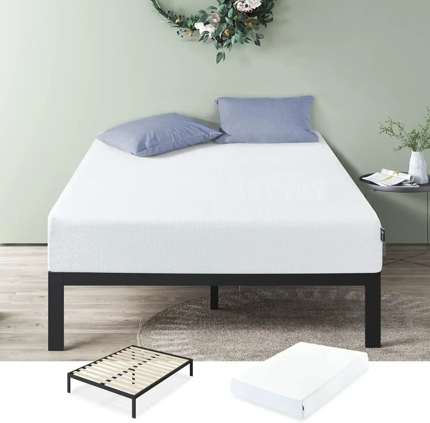 Матрас из пены с эффектом памяти, 6 дюймов
Матрас из пены с эффектом памяти, 6 дюймов