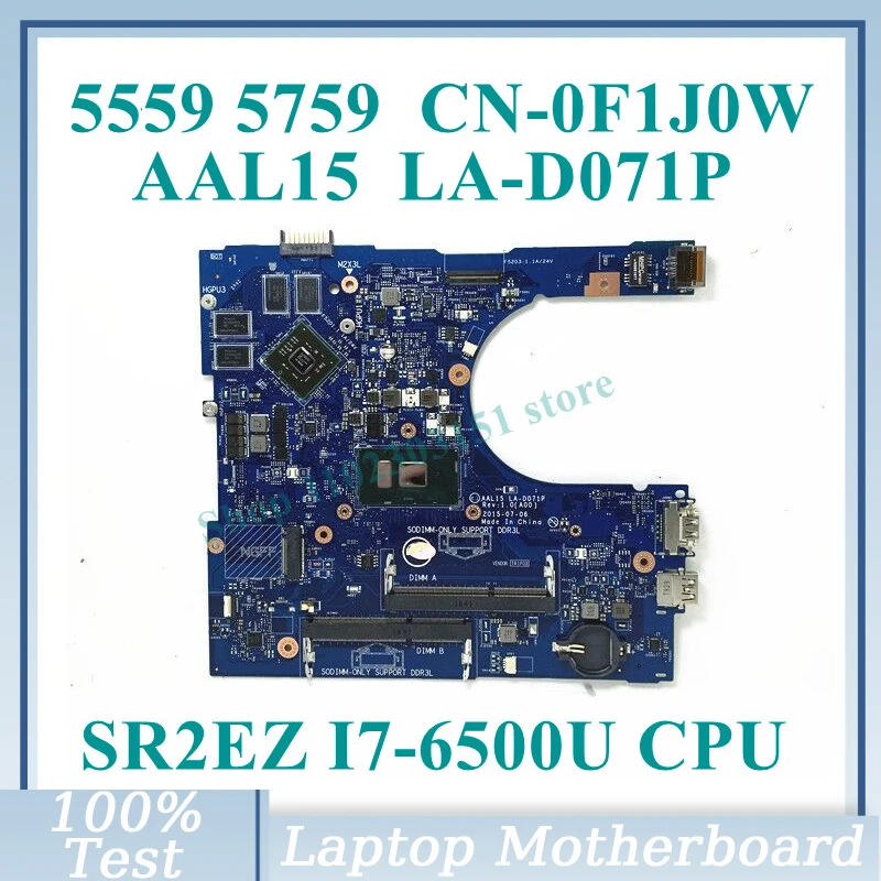 Фонарь 0F1J0W F1J0W с SR2EZ I7-6500U, центральная плата, фонарь 15, фонарь для DELL 5559 5759, материнская плата для ноутбука 100%, хорошо работает
Фонарь 0F1J0W F1J0W с SR2EZ I7-6500U, центральная плата, фонарь 15, фонарь для DELL 5559 5759, материнская плата для ноутбука 100%, хорошо работает