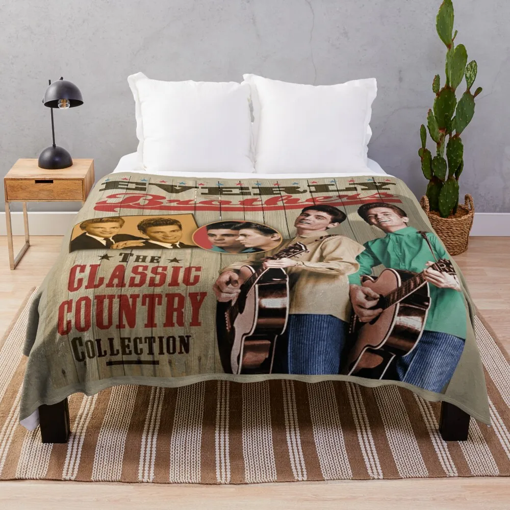 

Everly Brothers - The Classic Country Collection Throw Blanket Bed covers Soft Bed Blankets