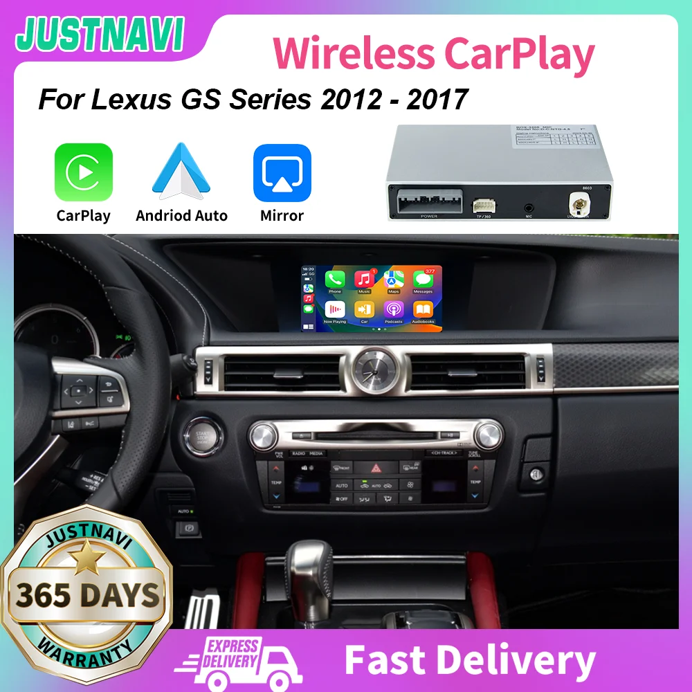 JUSTNAVI беспроводная Apple CarPlay приставка Android автомобильное радио Mirror Link для серии Lexus GS 2012 2013 2014 2015 2016 BT SWC
JUSTNAVI беспроводная Apple CarPlay приставка Android автомобильное радио Mirror Link для серии Lexus GS 2012 2013 2014 2015 2016 BT SWC