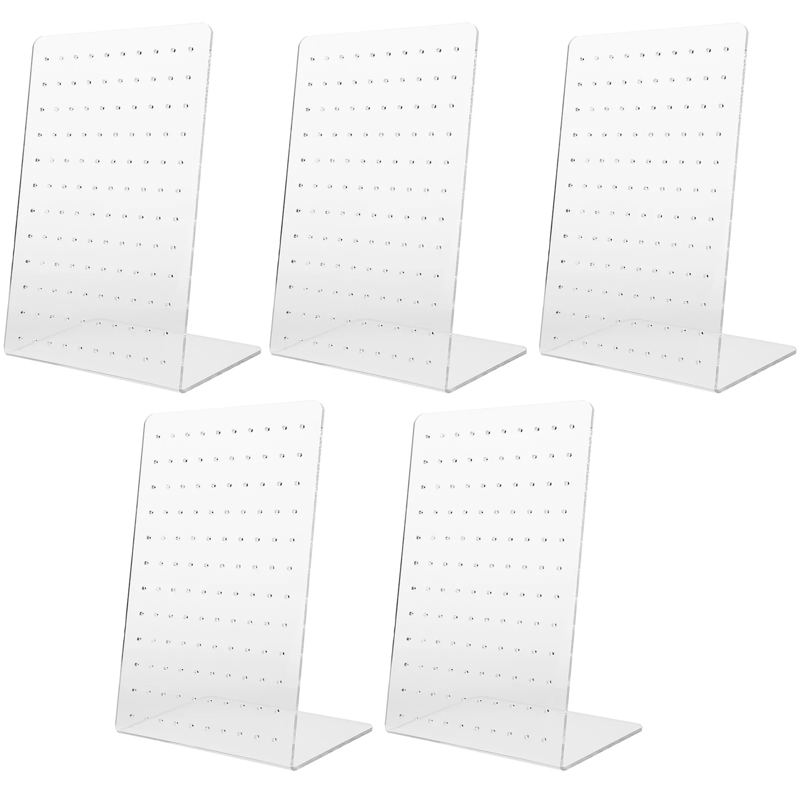 5pcs Clear Acrylic Earring Holder Stand Earring Display Stand Earring Organizer Earring Stud Board
5pcs Clear Acrylic Earring Holder Stand Earring Display Stand Earring Organizer Earring Stud Board