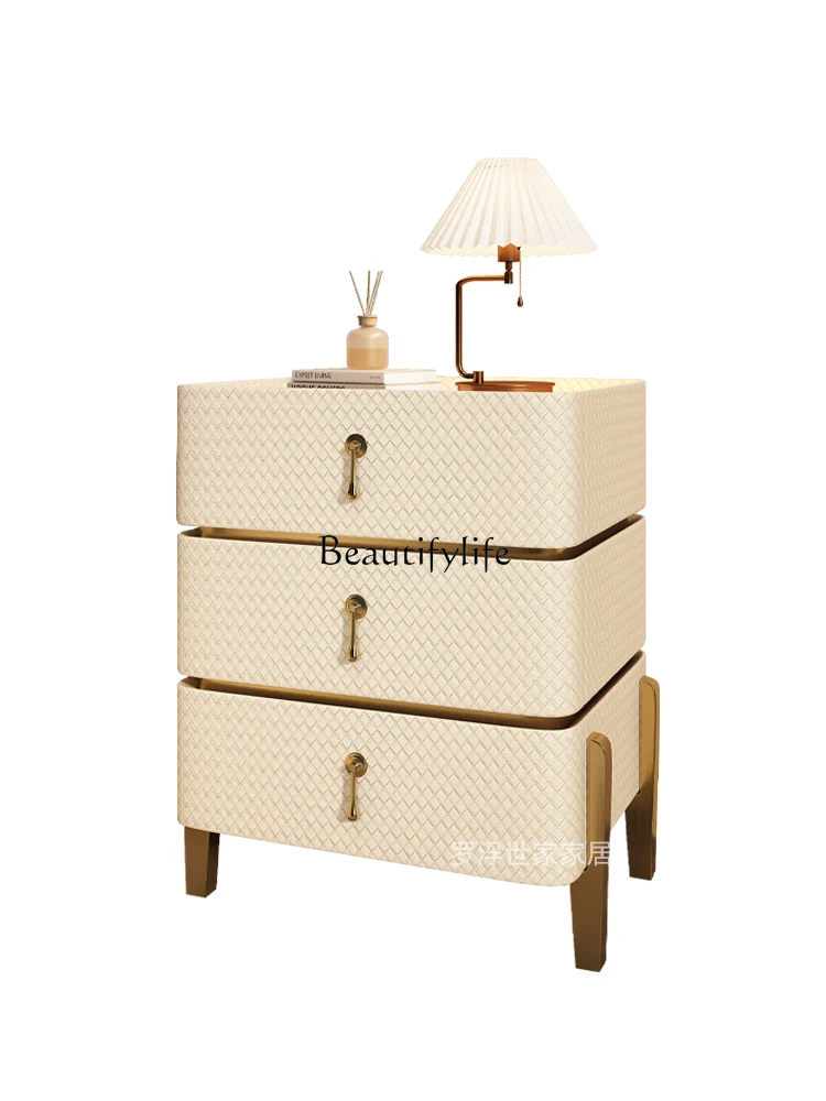 Bedside Modern Minimalist Italian Minimalist Solid Wood High Three-Bucket Storage Cabinet
Bedside Modern Minimalist Italian Minimalist Solid Wood High Three-Bucket Storage Cabinet