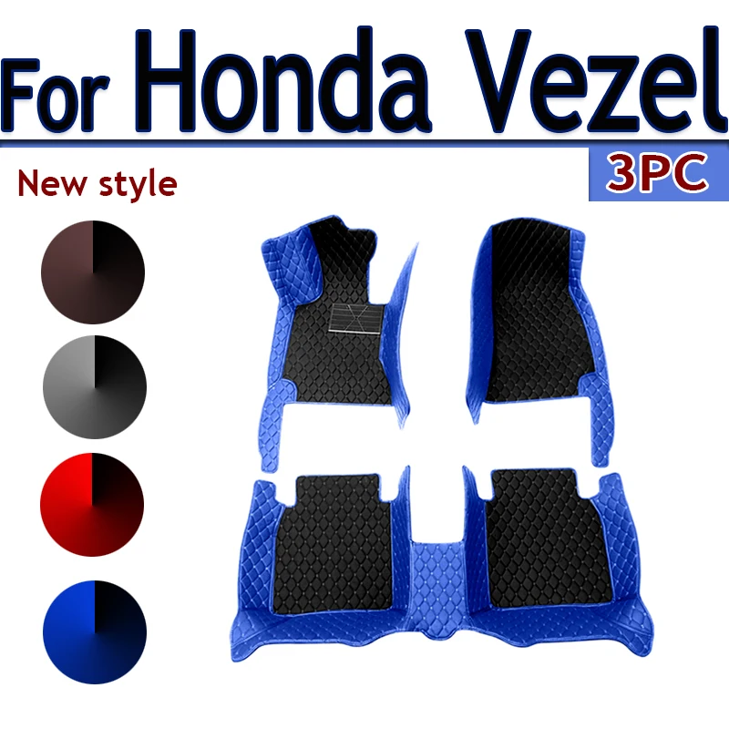 

For Honda Vezel XRV HRV 2022 2021 2020 2019 2018 2017 2016 2015 Car Floor Mats Carpets Styling Covers Auto Accessories Foot Rugs