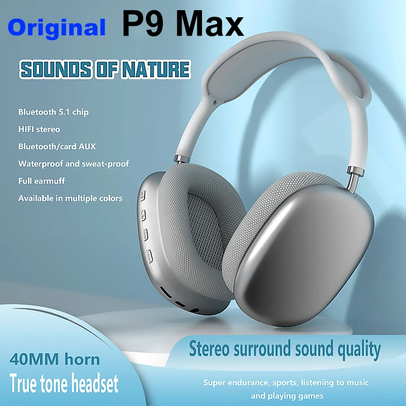 Air Max P9 Pro Headphones Wireless Bluetooth Noise Cancelling Mic Pods Over Ear Sports Gaming Headset For Apple iPhone
Air Max P9 Pro Headphones Wireless Bluetooth Noise Cancelling Mic Pods Over Ear Sports Gaming Headset For Apple iPhone