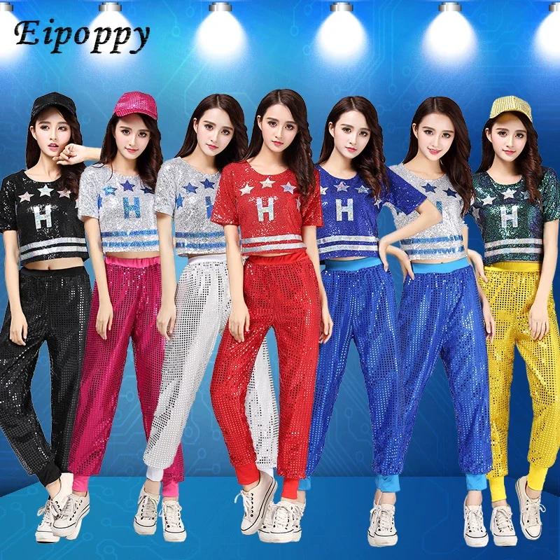 New Jazz Dance Costumes DS Female Adult Cheerleading Costumes Modern Dance Practice Hip-Hop Sequins Dance Wear
New Jazz Dance Costumes DS Female Adult Cheerleading Costumes Modern Dance Practice Hip-Hop Sequins Dance Wear