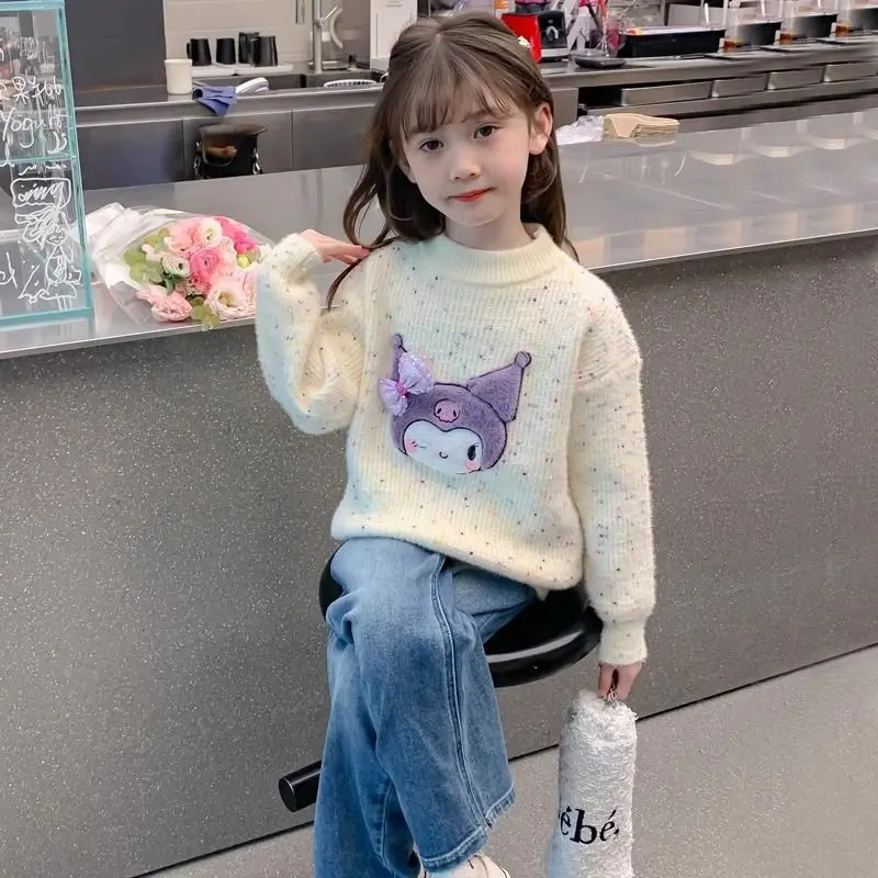 Sanrio Kuromi Children's Sweater Sweater Mink Velvet Shirt Winter Autumn Outdoor Soft Keep Warm Cartoon Kawaii Korean Version 23
Sanrio Kuromi Children's Sweater Sweater Mink Velvet Shirt Winter Autumn Outdoor Soft Keep Warm Cartoon Kawaii Korean Version 23