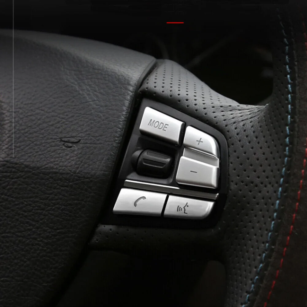 Button Cover Trim Steering Wheel 7 Piece ABS Accessories For BMW Parts Replacement Sticker For BMW 5/6/7 Series
Button Cover Trim Steering Wheel 7 Piece ABS Accessories For BMW Parts Replacement Sticker For BMW 5/6/7 Series