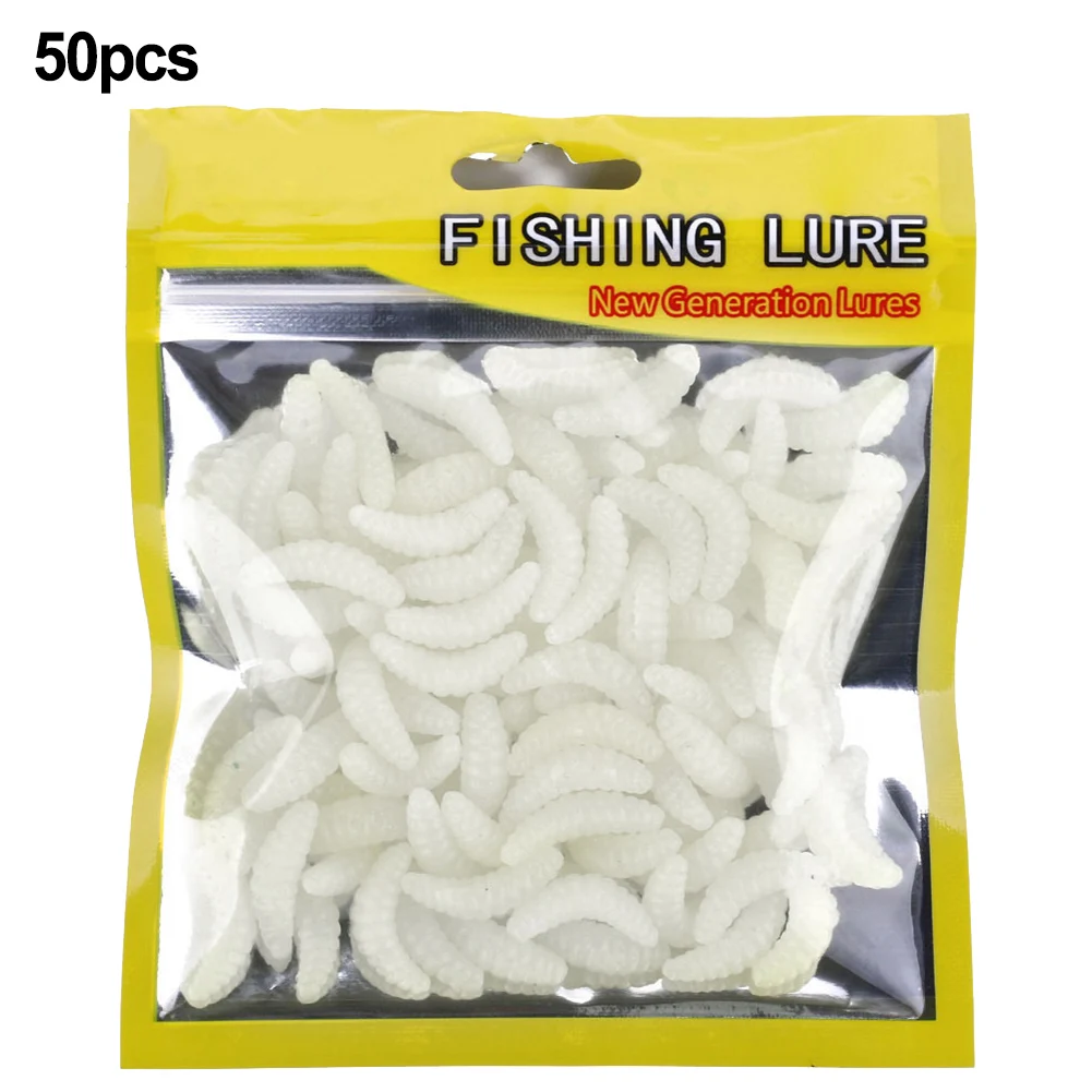 50PCS Fishing Lure Lifelike Worm Maggot Grub Soft Bait Silicone Artificial Bait For Fishing Carp Bream Fish Fishing Accessories
50PCS Fishing Lure Lifelike Worm Maggot Grub Soft Bait Silicone Artificial Bait For Fishing Carp Bream Fish Fishing Accessories