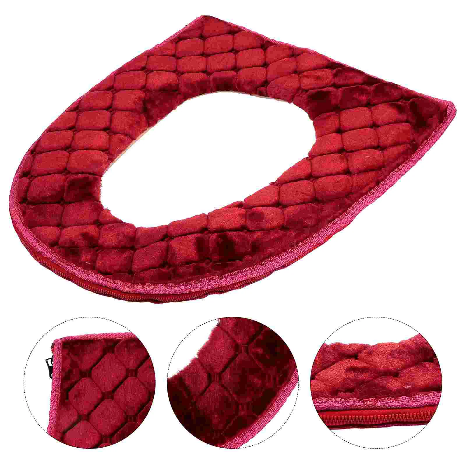 Toilet Seat Universal Cover Winter Cushion Thicken Bathroom Supplies Flannel Zipper
Toilet Seat Universal Cover Winter Cushion Thicken Bathroom Supplies Flannel Zipper