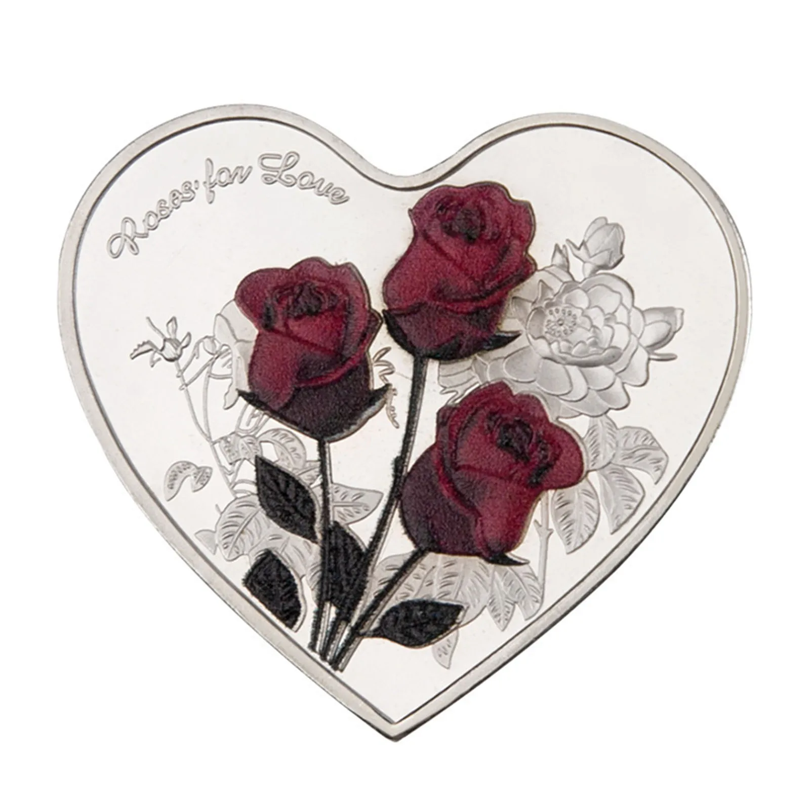 Decoration Commemorative Coin Bedroom Home Long Lasting Use Reliable Rose Patterns Wear Resistant Durable Material
Decoration Commemorative Coin Bedroom Home Long Lasting Use Reliable Rose Patterns Wear Resistant Durable Material