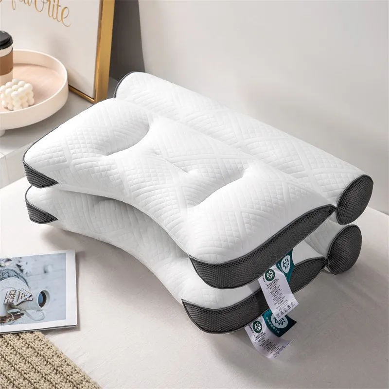 

Cervical Pillow Orthopedic Cervical Pillow Core Latex Memory Pillow Slow Rebound Relax Soft Breathable Ventilate For Home Hotel