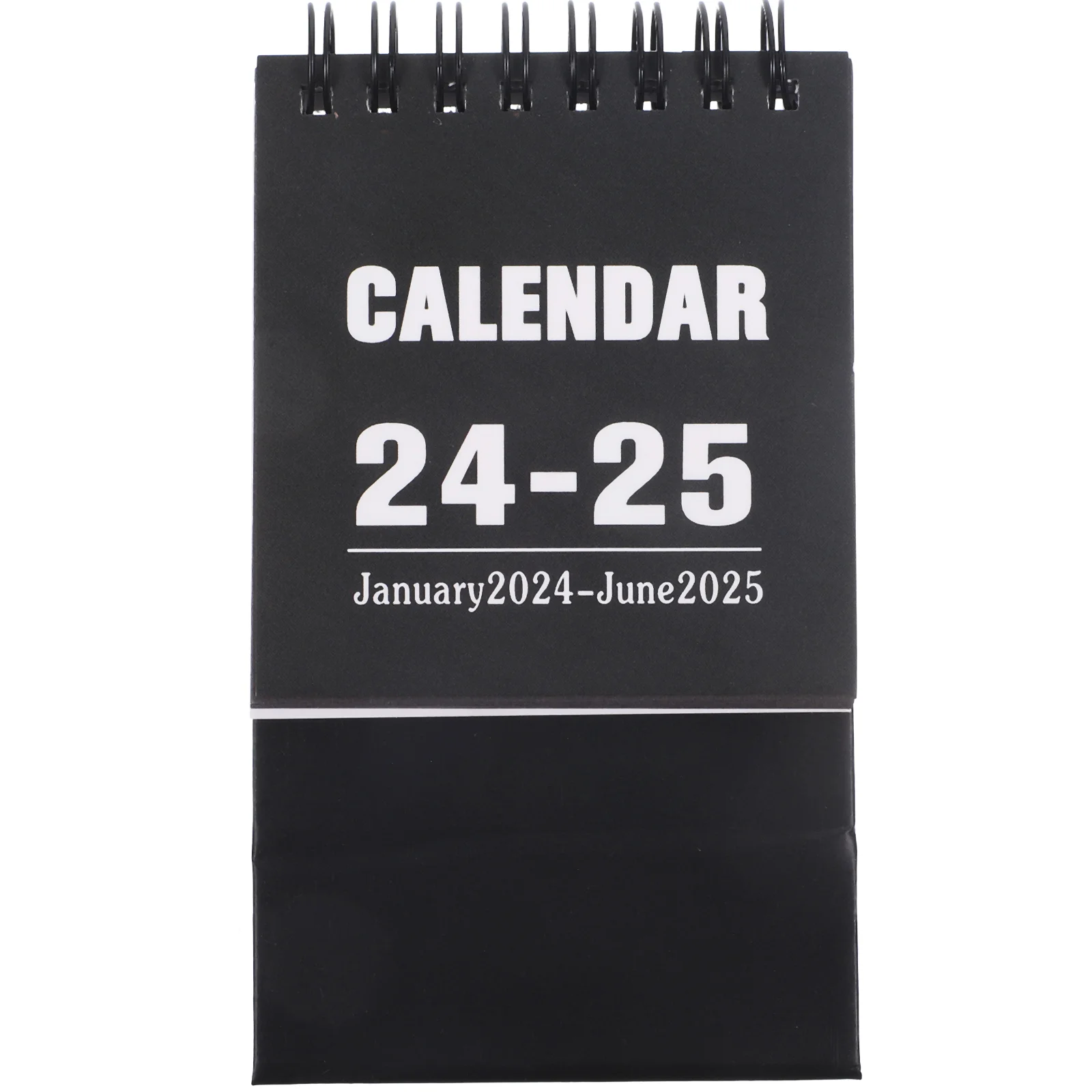 

2024 2025 Mini Calendar Desk Paper Calendar Standing Flipped Calendar Jan 2024 June 2025 Calendar Portable Tent Calendars Wire