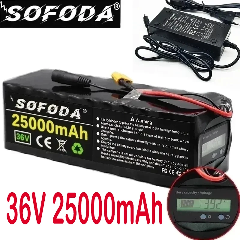 36V Battery 10S4P 25Ah Battery Pack 500W High Power Battery 42V 25000mAh Ebike Electric Bicycle xt60 BMS with Capacity Indicator
36V Battery 10S4P 25Ah Battery Pack 500W High Power Battery 42V 25000mAh Ebike Electric Bicycle xt60 BMS with Capacity Indicator