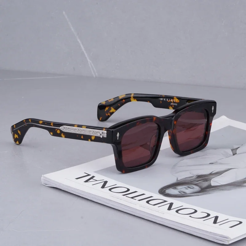 

JMM Sunglasses for Men Vintage Acetate Square Luxury Designer Sunglasses Women Occhiali Da Sole Kaine Sunglasses Luxury Designer